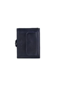 Blaue Leder-Geldbörse Mit Dreifacher Vordertasche -D’ARIENZO Verkäufe Geldb rsen leder Kompact Kartenhalter M nzgeldb rse vintage echetes leder blaue Kyle 5