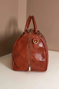 Lederfarben Reisetasche Aus Leder Mit Klappgriff -D’ARIENZO Verkäufe Reisetasche Leder Schultertasche echtes leder lederfarben Morris 6