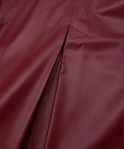 Burgunder Lederjacke Mit 3/4 ärmligen Weichen Nappalederärmeln -D’ARIENZO Verkäufe f200bis burgunder farbe lederjacke mit 34 rmligen weichen nappaleder rmeln 6