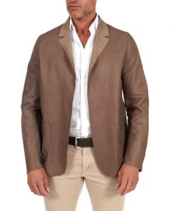 Taupe Blazer Lederjacke Vintage Effect 12 Taupe Blazer Lederjacke Vintage Effect -D’ARIENZO Verkäufe herren lederjacke vintage balzer echtes leder taupe Orlando 2