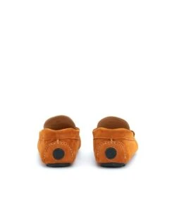 Orange Wildleder Mokassin Schuh Für Männer -D’ARIENZO Verkäufe herren lederschuhe mokassin wildleder echtes leder orange Capri 3