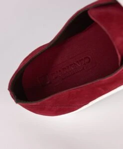 Rote Wildleder Sneakers Schuh Für Männer -D’ARIENZO Verkäufe herren lederschuhe sneakers wildleder echtes leder rote Positano 4