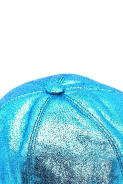 Hellblaue Unisex Ledercap Leder Kappe Verstellbarer Klettverschluss -D’ARIENZO Verkäufe ledercap herren leder kappe mit visier echtes leder braune Boston 10