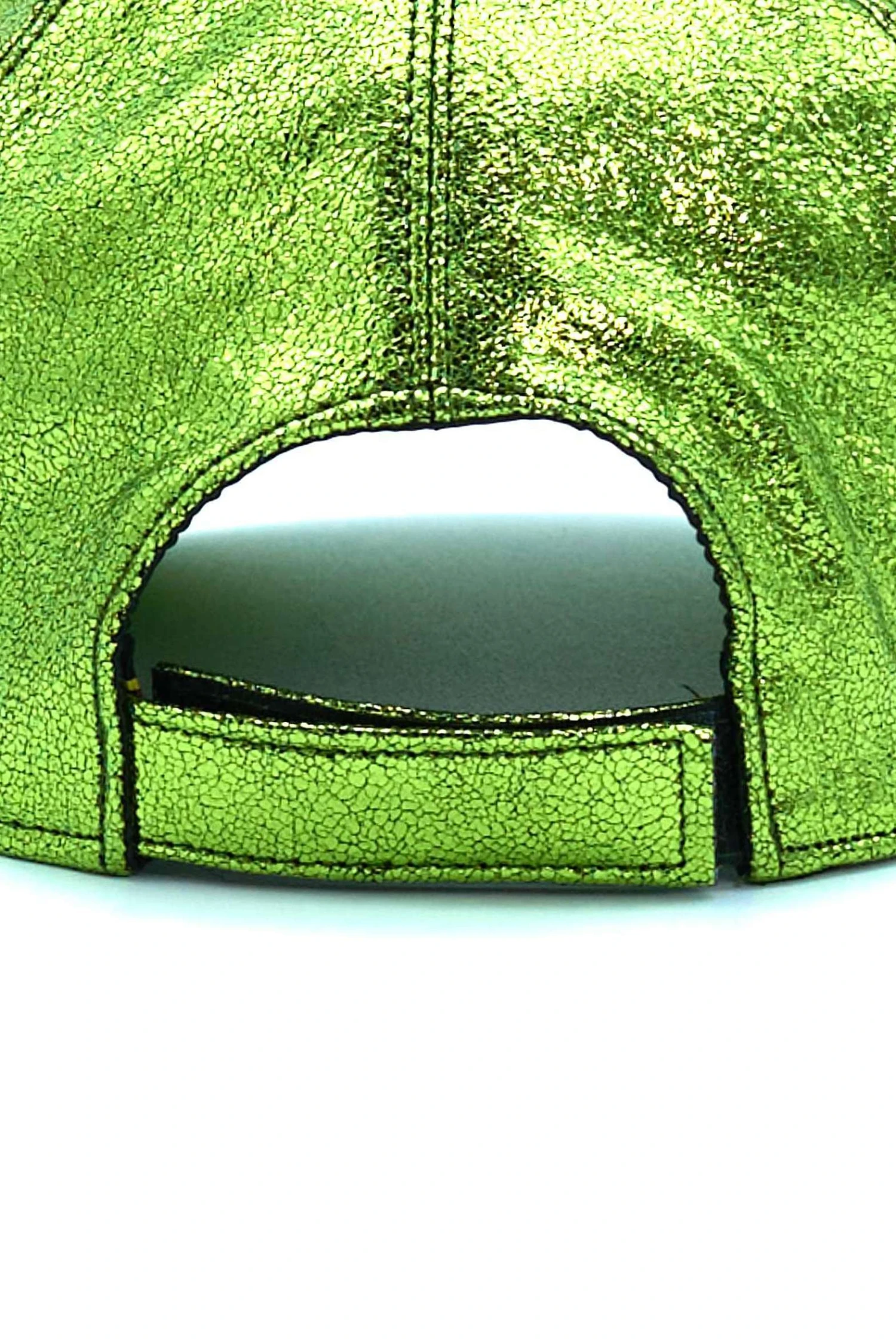 Grüne Unisex Ledercap Leder Kappe Verstellbarer Klettverschluss 11 Grüne Unisex Ledercap Leder Kappe Verstellbarer Klettverschluss – Bild 11
