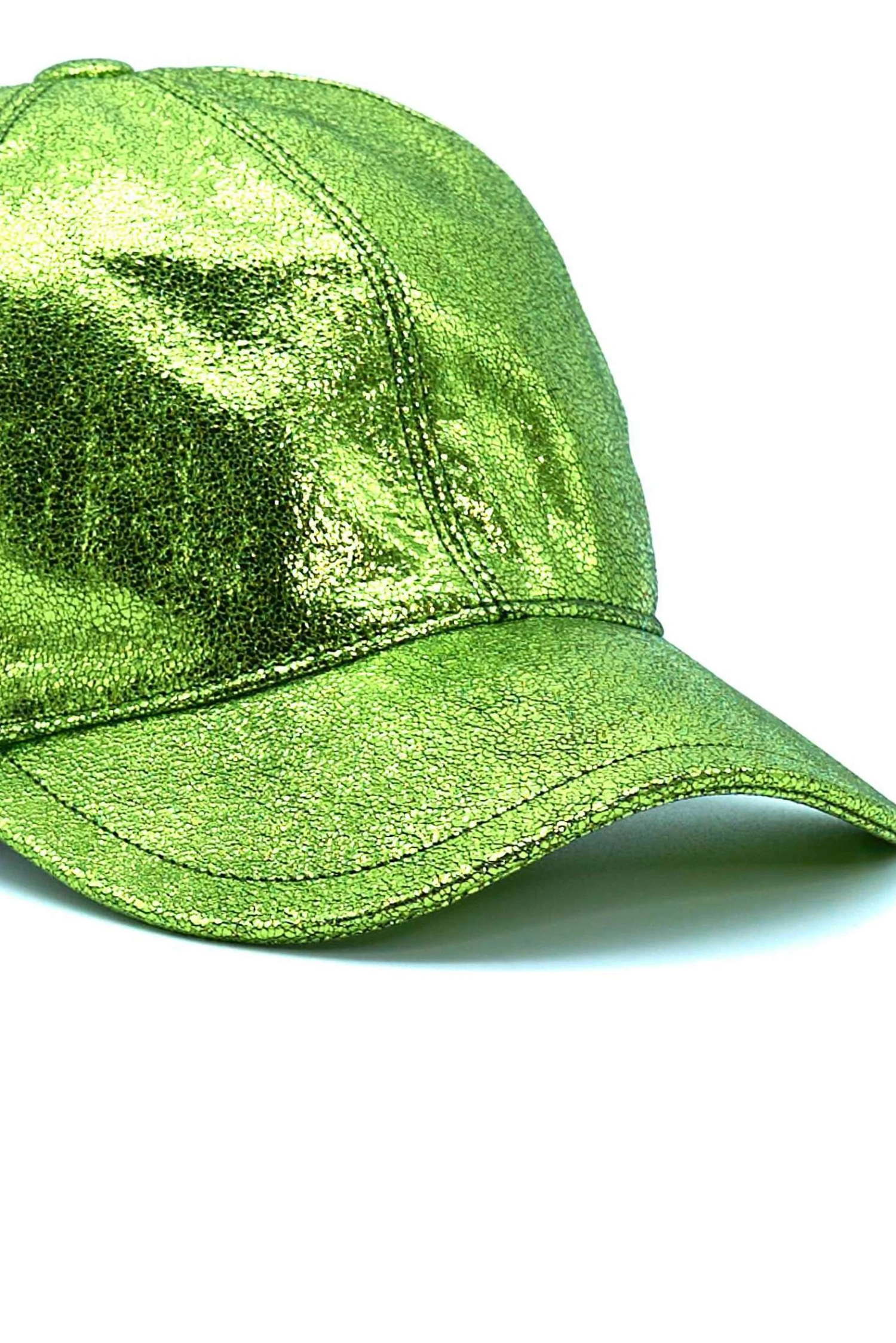 Grüne Unisex Ledercap Leder Kappe Verstellbarer Klettverschluss 8 Grüne Unisex Ledercap Leder Kappe Verstellbarer Klettverschluss – Bild 8