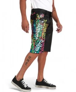 Schwarze Fluo Ungefütterte Hose Aus Nappaleder -D’ARIENZO Verkäufe lederhose fur herren echtes leder schwarze Pop 2