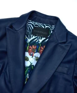 Blaue Lederblazer Einen Knopf Nappaleder Glatte-effekt 15 Blaue Lederblazer Einen Knopf Nappaleder Glatte-effekt -D’ARIENZO Verkäufe lederjacke fur frauen lederblazer echtes leder blau Astrid 6