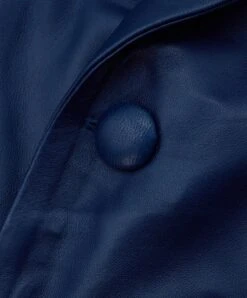 Blaue Lederblazer Einen Knopf Nappaleder Glatte-effekt 17 Blaue Lederblazer Einen Knopf Nappaleder Glatte-effekt -D’ARIENZO Verkäufe lederjacke fur frauen lederblazer echtes leder blau Astrid 8