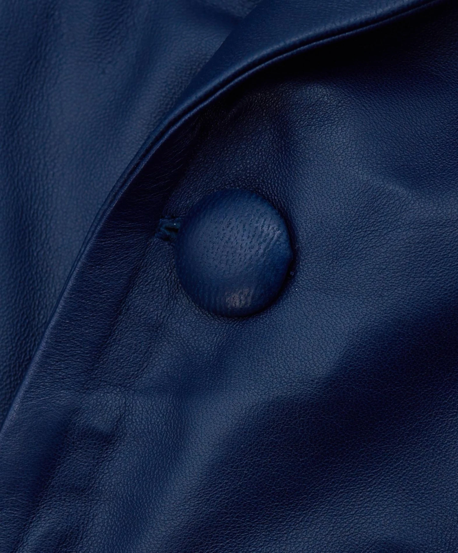 Blaue Lederblazer Einen Knopf Nappaleder Glatte-effekt 9 Blaue Lederblazer Einen Knopf Nappaleder Glatte-effekt – Bild 9