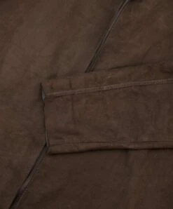 Braune Glatte Wildlederjacke Ungefüttert 15 Braune Glatte Wildlederjacke Ungefüttert -D’ARIENZO Verkäufe lederjacke fur frauen wildlederhamd echtes leder braune Spolverino 7