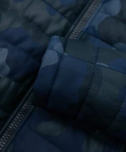 Militarblaue Daunenjacke Aus Leder Mit Kapuze -D’ARIENZO Verkäufe lederjacke fur manner daunenjacke echtes leder militarblaue Teo 8