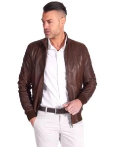 Braune Bomber Lederjacke Herren Naturleder Vintage Effekt 12 Braune Bomber Lederjacke Herren Naturleder Vintage Effekt -D’ARIENZO Verkäufe lederjacke herren bomber vintage echte leder braune 106 2