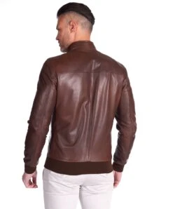 Braune Bomber Lederjacke Herren Naturleder Vintage Effekt 14 Braune Bomber Lederjacke Herren Naturleder Vintage Effekt -D’ARIENZO Verkäufe lederjacke herren bomber vintage echte leder braune 106 4