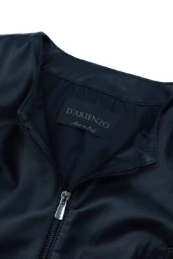 Schwarze Nappalederjacke Mit Glatten Volants 29 Schwarze Nappalederjacke Mit Glatten Volants -D’ARIENZO Verkäufe lederjacke schwarz f105bl 13