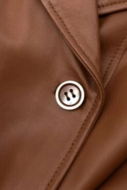 Lederfarben Zweireihiger Natur-ledermantel Mit Seitenschlitze 26 Lederfarben Zweireihiger Natur-ledermantel Mit Seitenschlitze -D’ARIENZO Verkäufe ledermantel fur frauen lange vinatge echtes leder lederfarben Hazel 12