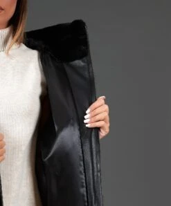 VISONE -D’ARIENZO Verkäufe nerzpelz mantel damen echtes nerzpelz palomino farbe 4