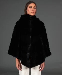 VISONE -D’ARIENZO Verkäufe nerzpelz mantel damen echtes nerzpelz palomino farbe 7