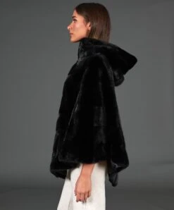 VISONE -D’ARIENZO Verkäufe nerzpelz mantel damen echtes nerzpelz palomino farbe 8