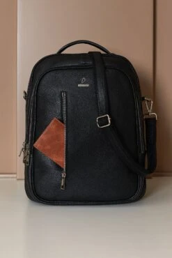Schwarze Rucksack Aus Kalbsleder Dollaro-effekt -D’ARIENZO Verkäufe rucksack aus leder dollaro echtes leder schwarze Zen 7